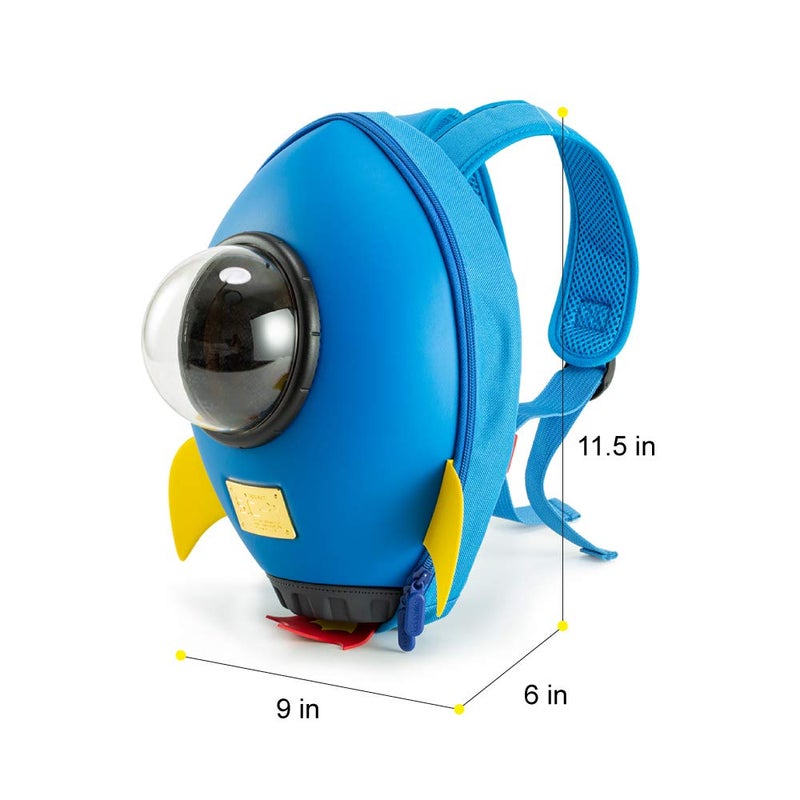 KIDDIETOTES Rocket Backpack for Toddlers, and Children - Perfect for Daycare, Preschool, Kindergarten, and Elementary School - Image 5